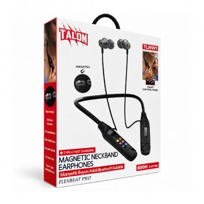 Talon TLNW1 Boyun Askılı Bluetooth Kulaklık | 600 Saat Çalma Süresi