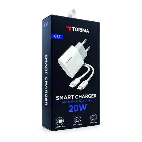C5T Type-C Başlık Giriş | Type-c Kablolu 20w Pd Ev Şarj Aleti