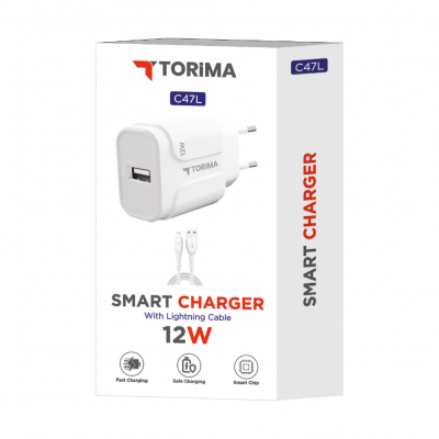 C47L 12W Lightning Şarj Aleti 