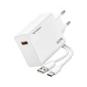 Torima C120U 120W Turbo Type -C Şarj Aleti | Saniye Gösterir
