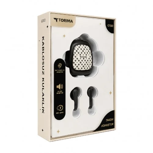 Torima G100 ENC Bluetooth Kulaklık | Gürültü Önleme | Dokunmatik