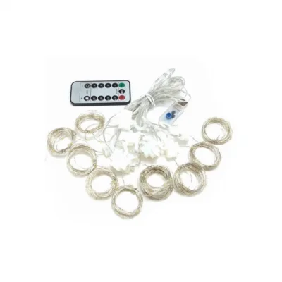 LW-77 Sarkıt Perde RGB Led Işık | 3x3m | Uzaktan Kumanda