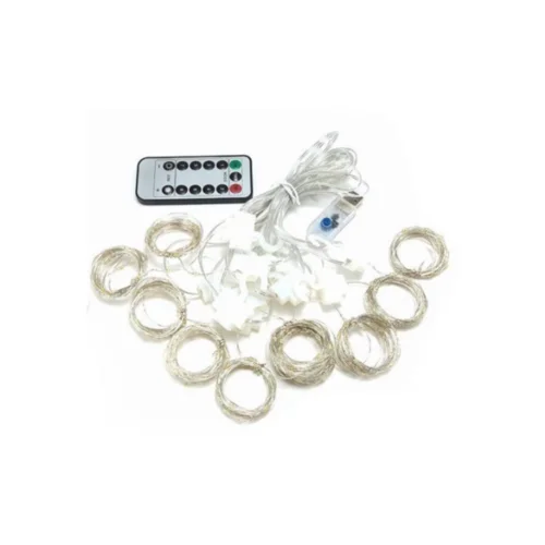 LW-77 Sarkıt Perde RGB Led Işık | 3x3m | Uzaktan Kumanda