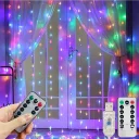 LW-77 Sarkıt Perde RGB Led Işık | 3x3m | Uzaktan Kumanda