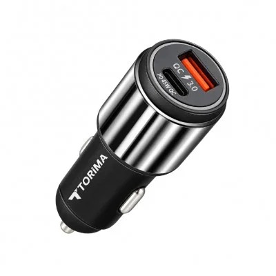 Torima C16 Oto Başlık 45W | 1xUSB 1xPD Çıkış