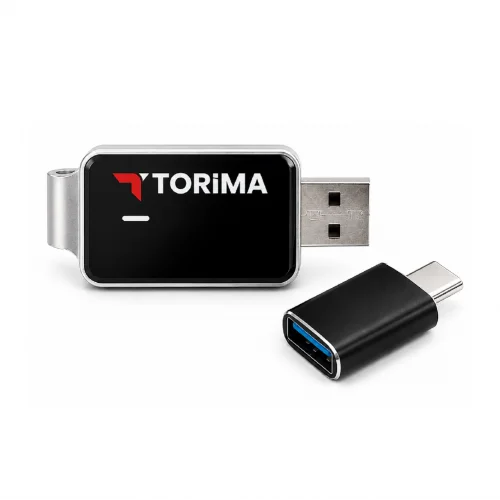 Torima TAB10 Mini 2in1 Kablosuz Carplay Usb ve Type-C Uyumlu Araç Multimedya Dönüştürücü Adaptör