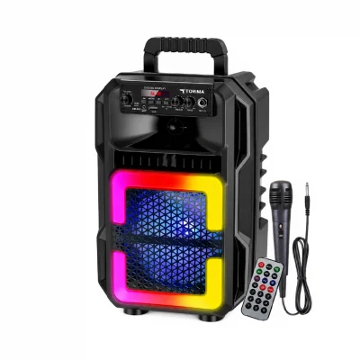 Torima D25 Bluetooth Speaker 8'' | Mikrofon | Kumanda