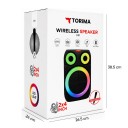 Torima D81 RGB TWS Bluetooth Speaker 2 x 4" | Kablosuz Mikrofon