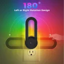 Torima LW-43 Priz Tipi Akıllı RGB Gece Lambası| Işık Sensörlü | 180 Derece Dönebilir