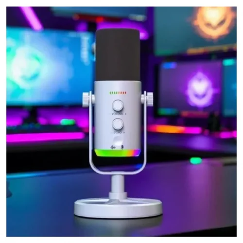 YU7 Profesyonel Podcast Vokal Kayıt Mikrofonu | USB - XLR Çift Çıkışlı