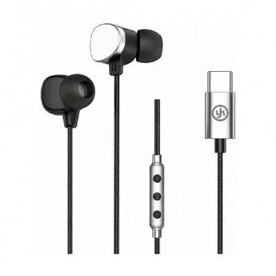 YK Design YK-E61 Type-C Kablolu Mikrofonlu Kulaklık | Silikon Başlık