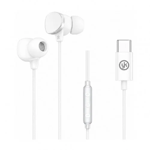 YK Design YK-E61 Type-C Kablolu Mikrofonlu Kulaklık | Silikon Başlık