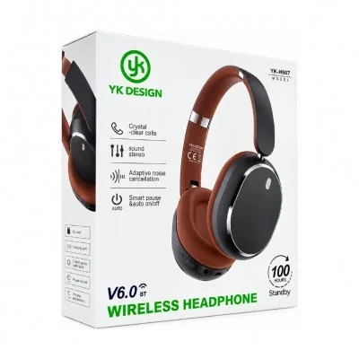 YK-H807 Kulak Üstü Bluetooth Kulaklık | Hızlı Şarj | 70 Saat Çalma
