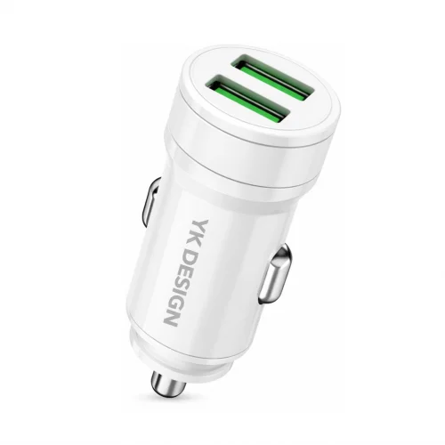 YK Design YK-OT708 3A Oto Başlık | 2xUSB Çıkış
