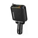 YK Design YK84 100W Makaralı Type-C Kablolu RGB Araç Şarj Başlığı