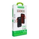 YK Design YK-PB5000 10000 mAh 22.5W 2 Kablolu LCD Göstergeli Powerbank