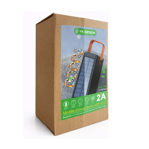 YK Design YK-PB5004 90000 mAh Güneş Enerjili Powerbank | Lcd Gösterge