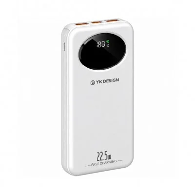 YK Design YK-PB5010 20000 mAh 22.5W | 4 Kablolu Lcd Göstergeli Powerbank