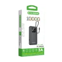 YK Design YK-PB5038 10000 mAh 22.5W Kablolu Lcd Göstergeli Powerbank