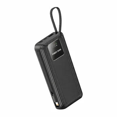 YK Design YK-PB5040 20000 mAh 22.5W Kablolu Lcd Göstergeli Powerbank