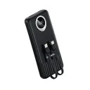 YK Design YK-PB5064 10000 mAh 22.5W | 2 Kablolu Lcd Göstergeli Powerbank