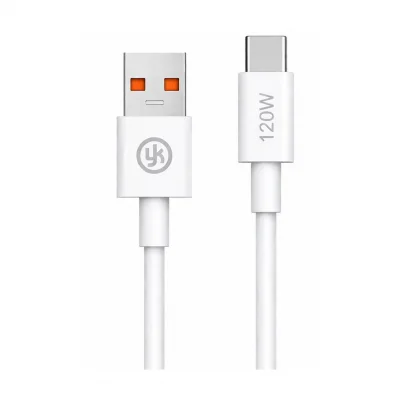 YK Design YK-K292 USB Type-C 120W Turbo Şarj Kablosu | Turbo Saniye Gösterir