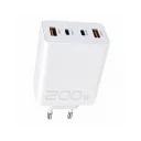 Yk Design YK-SR51 200W Hızlı Şarj Başlık | 2xPD 2xUSB