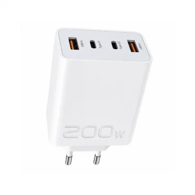Yk Design YK-SR51 200W Hızlı Şarj Başlık | 2xPD 2xUSB