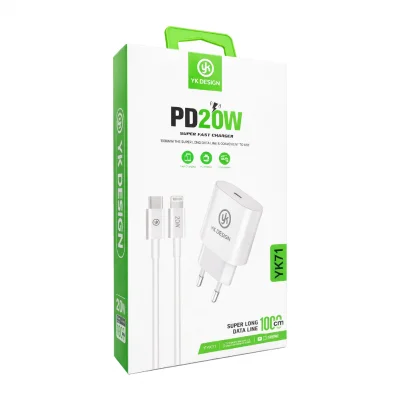 Yk Design YK71 20W Pd Lightning Şarj Aleti