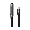 YK Design YK-K601 Type-C PD 240W Örgülü Yassı Data Şarj Kablosu | Stand Özellikli
