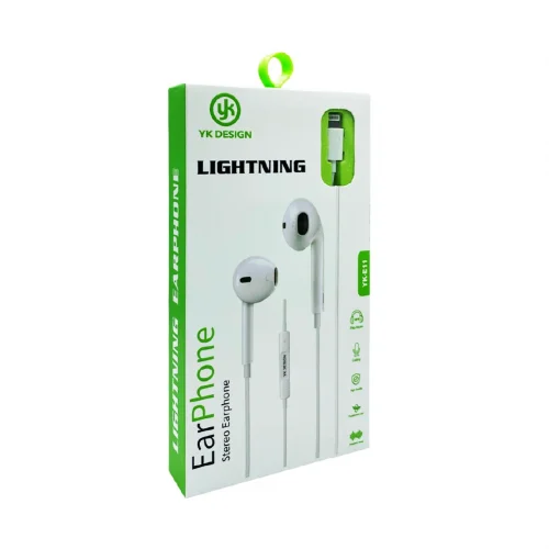 Yk Design E11 Lightning  Mikrofonlu Kulaklık | Tak Çalıştır