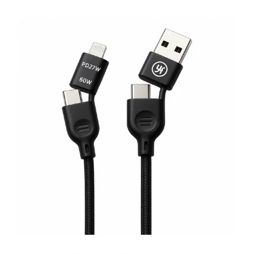 Yk Design K310 60W PD Type-C | Lightning Kablo | 4in1