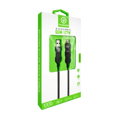 Yk Design K310 60W PD Type-C | Lightning Kablo | 4in1