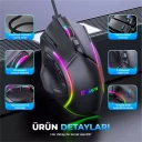YK Design X15 Oyuncu Mouse | 12 Tuş