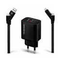 YK Design YK-SR92 38W 5in1 Kablolu Turbo Şarj Cihazı | 1xPD 1xUSB QC