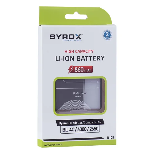 Syrox Syx-B108 4C Batarya
