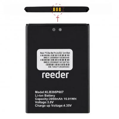 Reeder Ortadan Soketli Telefon Bataryası