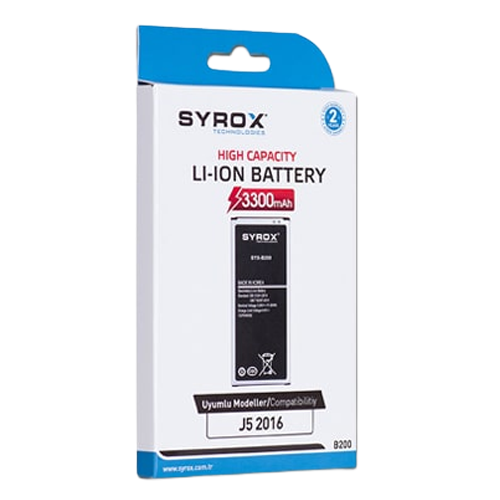 Syrox B200 Samsung J5 2016 Batarya
