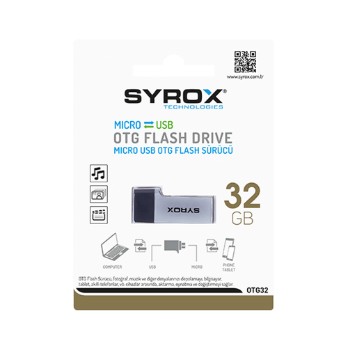 Toptan Syrox 32Gb Otg Flash Bellek