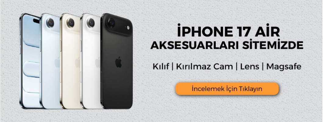 Toptan iPhone 17 Air Kılıf, Cam ve MagSafe Aksesuarları | Hafizakartci