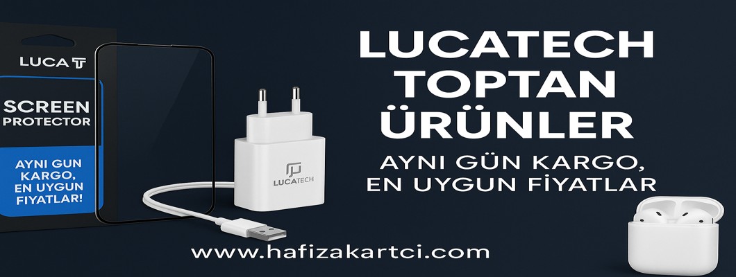 Lucatech Toptan | Şarj Aleti, Ekran Koruyucu, Kulaklık ve Kablo - Hafizakartci.com Lucatech Toptan | Şarj Aleti, Ekran Koruyucu, Kulaklık ve Kablo - Hafizakartci.com