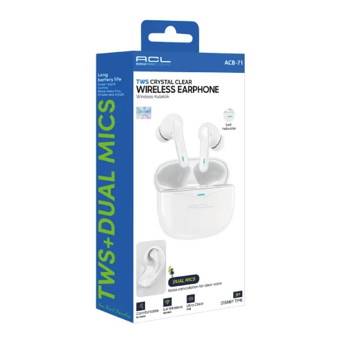 ACL ACB-71 Bluetooth Kulaklık | TWS | Çift Mikrofon