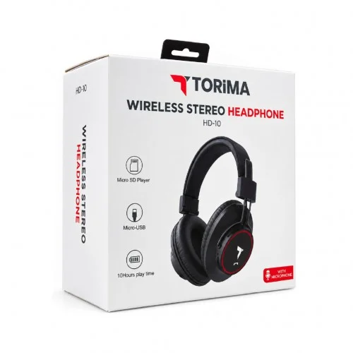 HD-10 Kulak Üstü Bluetooth Kulaklık | 10 Saat Kullanım