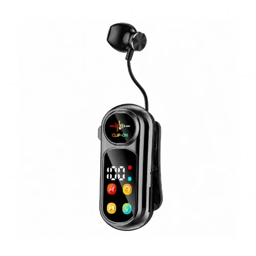 S530-MAX Led Ekranlı Makaralı Bluetooth Kulaklık | Silikonsuz