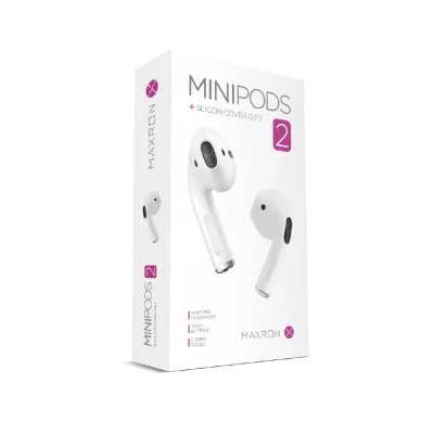 Maxron Minipods 2 Bluetooth Kulaklık (Koruma Kılıf Hediyeli)