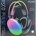 PG580 Disco Pulse RGB Işıklı Kulak Üstü Bluetooth Kulaklık | Mikrofonlu