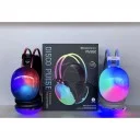 PG580 Disco Pulse RGB Işıklı Kulak Üstü Bluetooth Kulaklık | Mikrofonlu