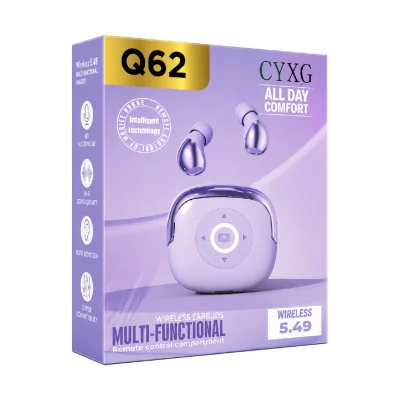 Q62 Silikonlu TWS Bluetooth Kulak İçi Kulaklık | Uzaktan Telefon Kontrolü