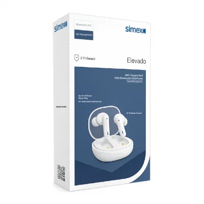 Simex Elevado Enc HiFi Bluetooth Kulaklık | Dual HD Mikrofon | 45 Saat Müzik Çalma | Google Siri Asistan Desteği