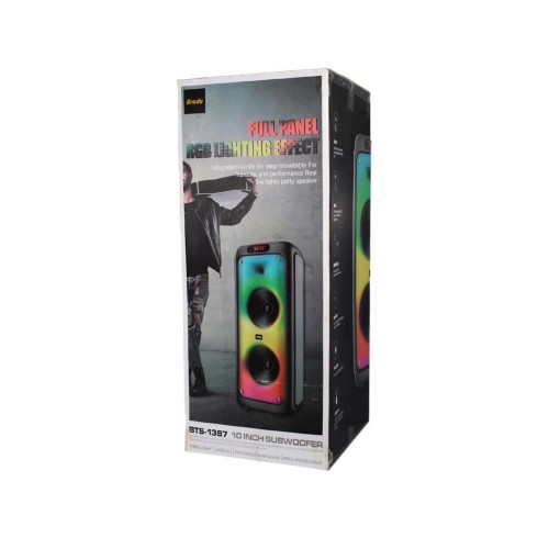 BTS-1387 Kablosuz Mikrofonlu RGB Bluetooth Speaker 2 x 10" BTS-1387 Kablosuz Mikrofonlu RGB Bluetooth Speaker 2 x 10"